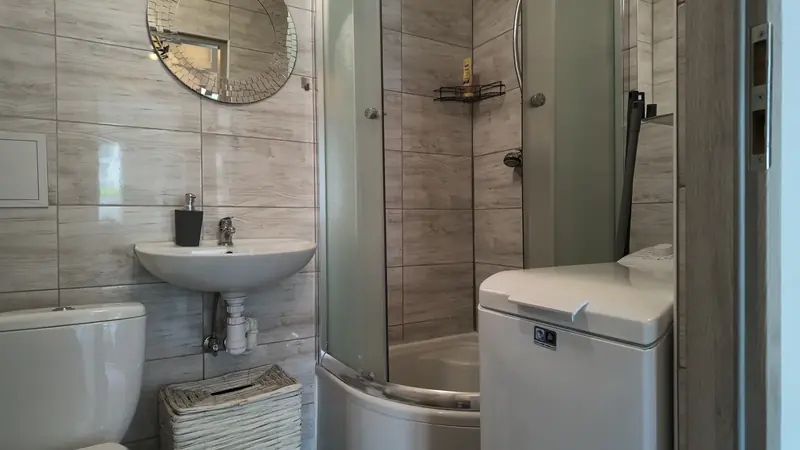 Bathroom — flat at 37 Żeromskiego St, Gdynia